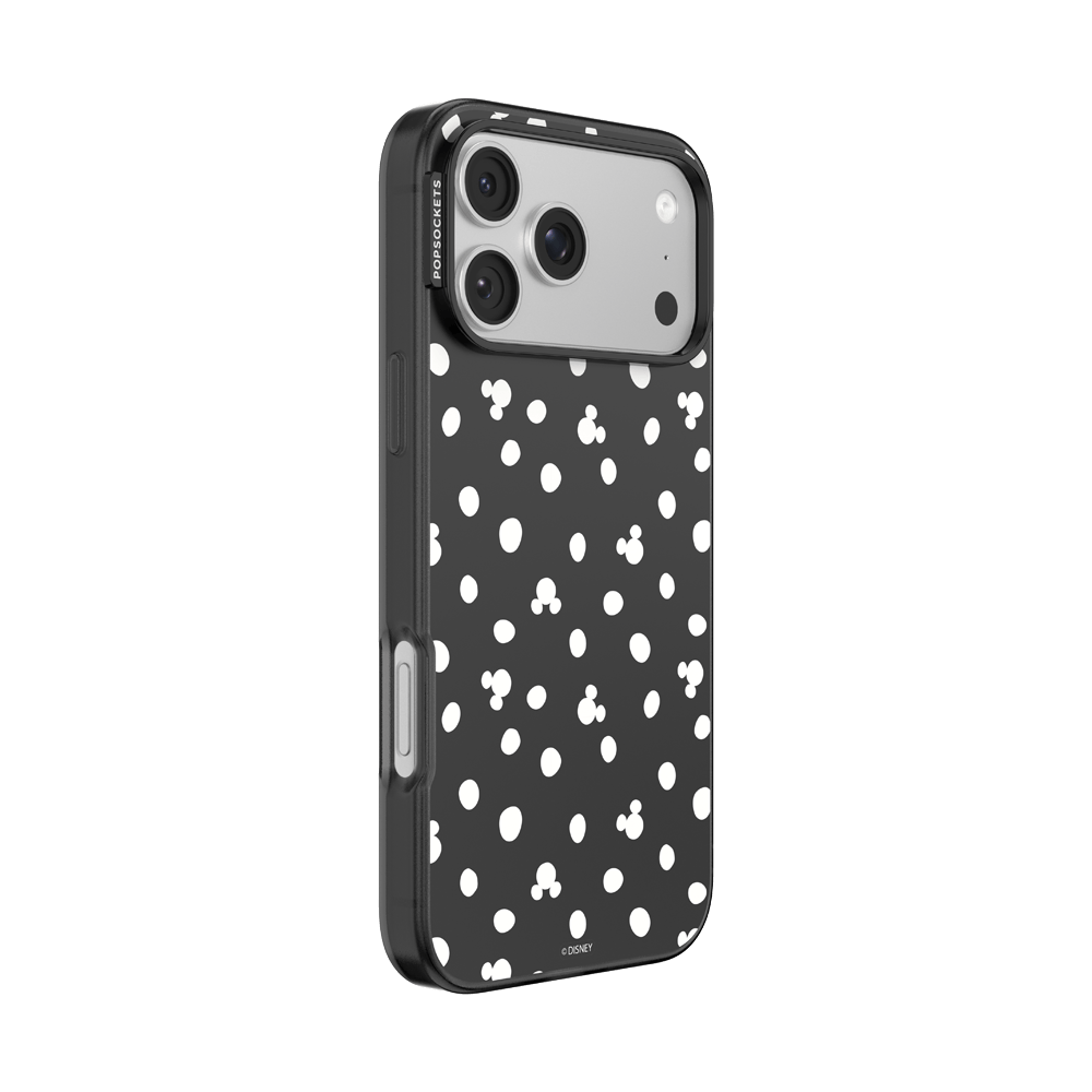 Translucent Black Mickey Polka Dot — iPhone 17 Pro Max MagSafe Case - US 43216
