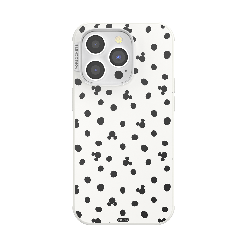 White Mickey Polka Dot — iPhone 14 Pro MagSafe Case - US 03349