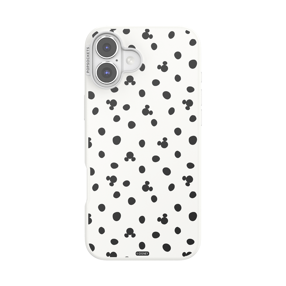 White Mickey Polka Dot — iPhone 16 Plus MagSafe Case - US 43726