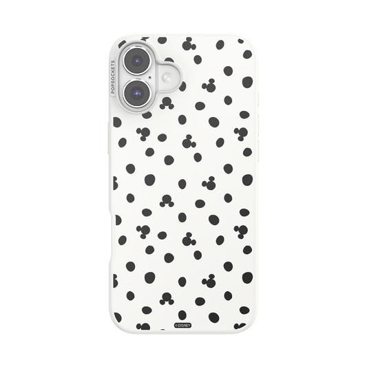 White Mickey Polka Dot — iPhone 16 Plus MagSafe Case - US 43726