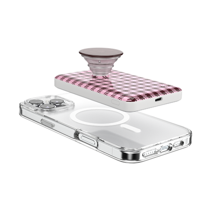 Black Cherry Gingham — MagSafe PowerPack - US 53197