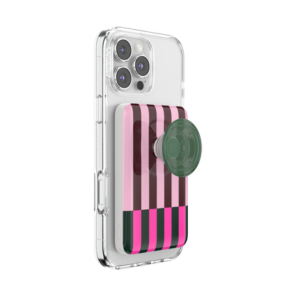 Pop of Pink Stripe — MagSafe PowerPack - US 19161