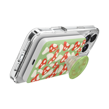 Red Shrooms Green — MagSafe PowerPack - US 15149