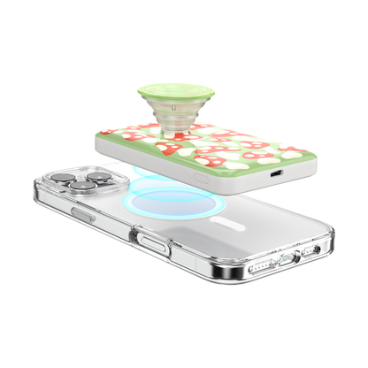 Red Shrooms Green — MagSafe PowerPack - US 15149