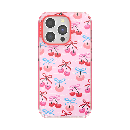 Cherry Bows — iPhone 15 Pro MagSafe Case - US 63069