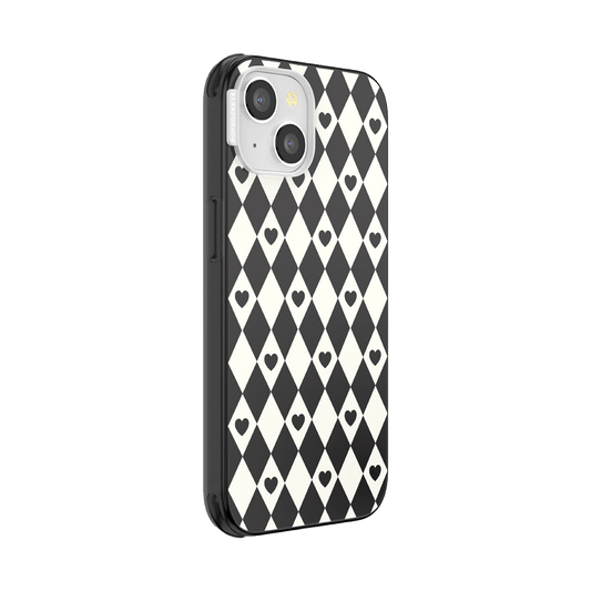 Harlequin Hearts Black  — iPhone 13 MagSafe Case - US 42400