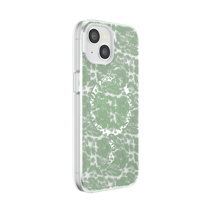 Lace Eucalyptus  — iPhone 15 MagSafe Case - US 78061