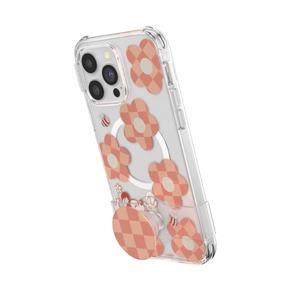 Minnie Checkered Flower  — iPhone 14 Pro Max MagSafe Case - US 39141