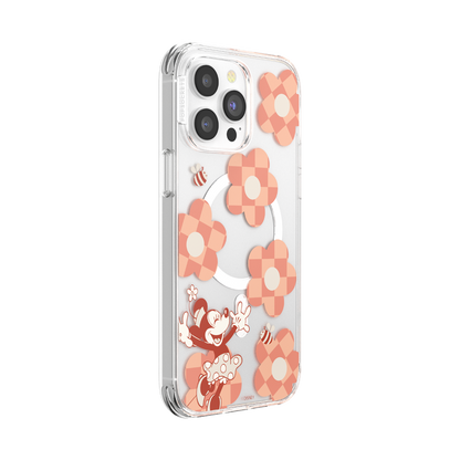 Minnie Checkered Flower  — iPhone 14 Pro Max MagSafe Case - US 39141