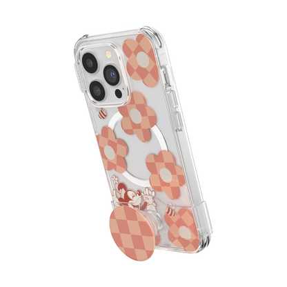 Minnie Checkered Flower  — iPhone 14 Pro MagSafe Case - US 51513