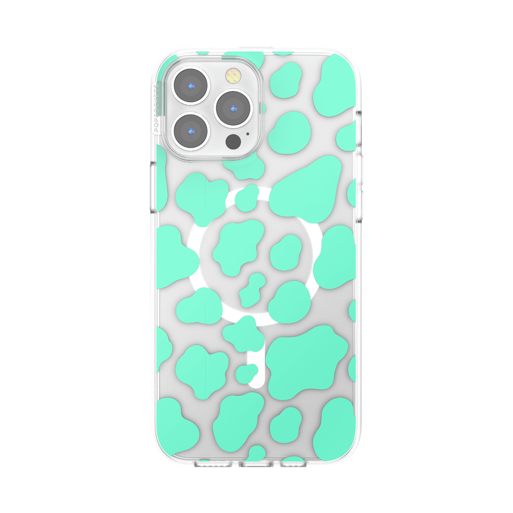 Turquoise Cow Cow — iPhone 13 Pro Max MagSafe Case - US 77373