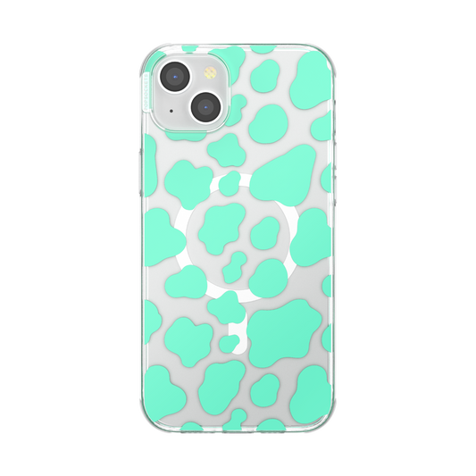 Turquoise Cow Cow  — iPhone 14 Plus MagSafe Case - US 94946