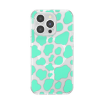 Turquoise Cow Cow — iPhone 14 Pro MagSafe Case - US 49538