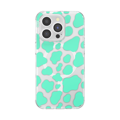 Turquoise Cow Cow — iPhone 14 Pro MagSafe Case - US 49538