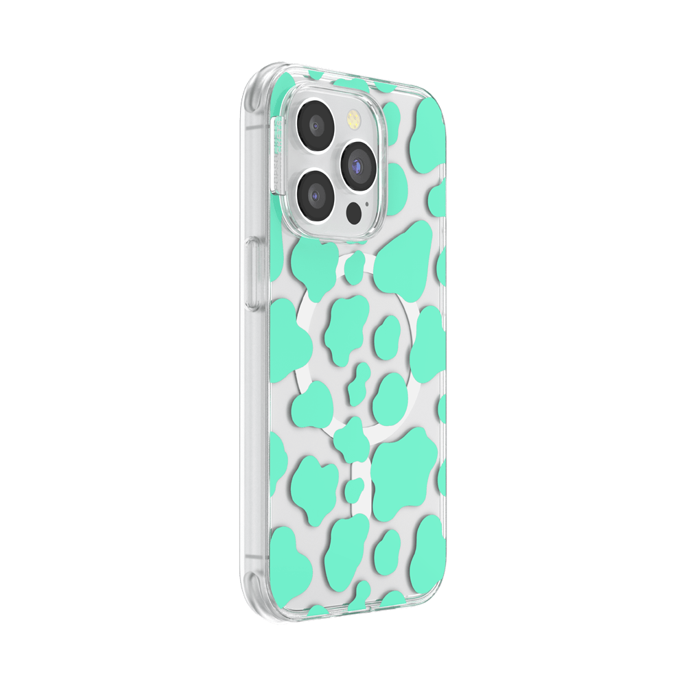 Turquoise Cow Cow — iPhone 14 Pro MagSafe Case - US 49538
