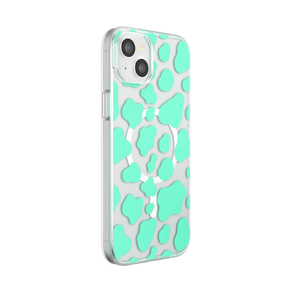 Turquoise Cow Cow  — iPhone 15 Plus MagSafe Case - US 47313