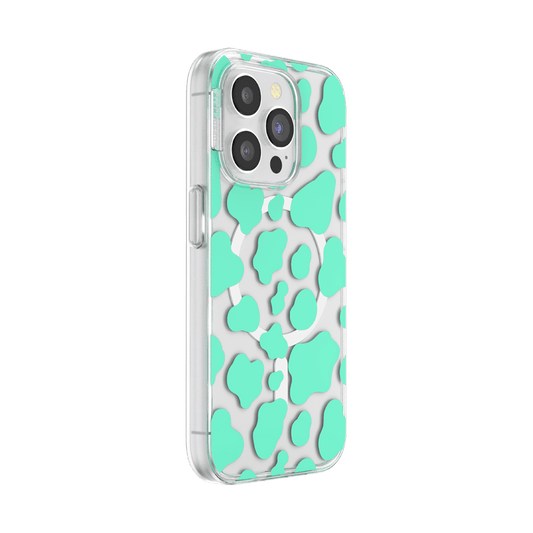 Turquoise Cow Cow — iPhone 15 Pro MagSafe Case - US 70101