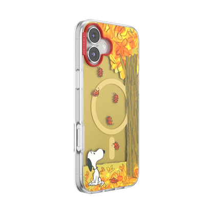 Snoopy in Fall — iPhone 16 Plus MagSafe Case - US 84569
