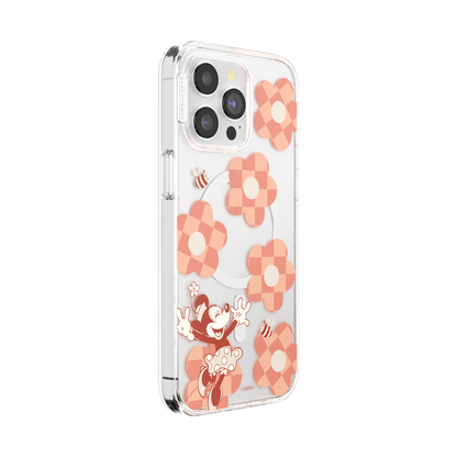 Minnie Checkered Flower — iPhone 15 Pro MagSafe Case - US 57862