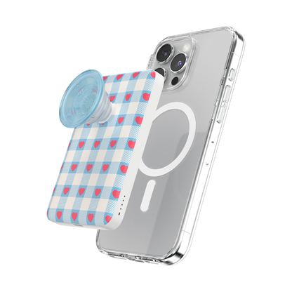Berry Sweet Gingham — MagSafe PowerPack - US 94620