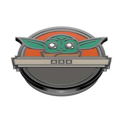 Enamel Grogu Pod — Adhesive PopGrip - US 93560