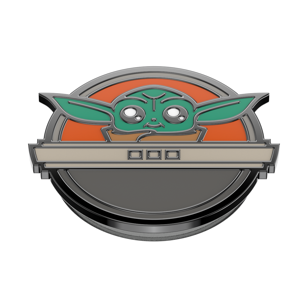Enamel Grogu Pod — Adhesive PopGrip - US 35076