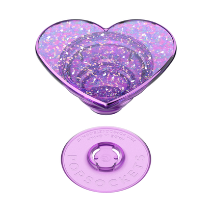 Iridescent Confetti Dreamy Heart — Adhesive PopGrip - US 01650