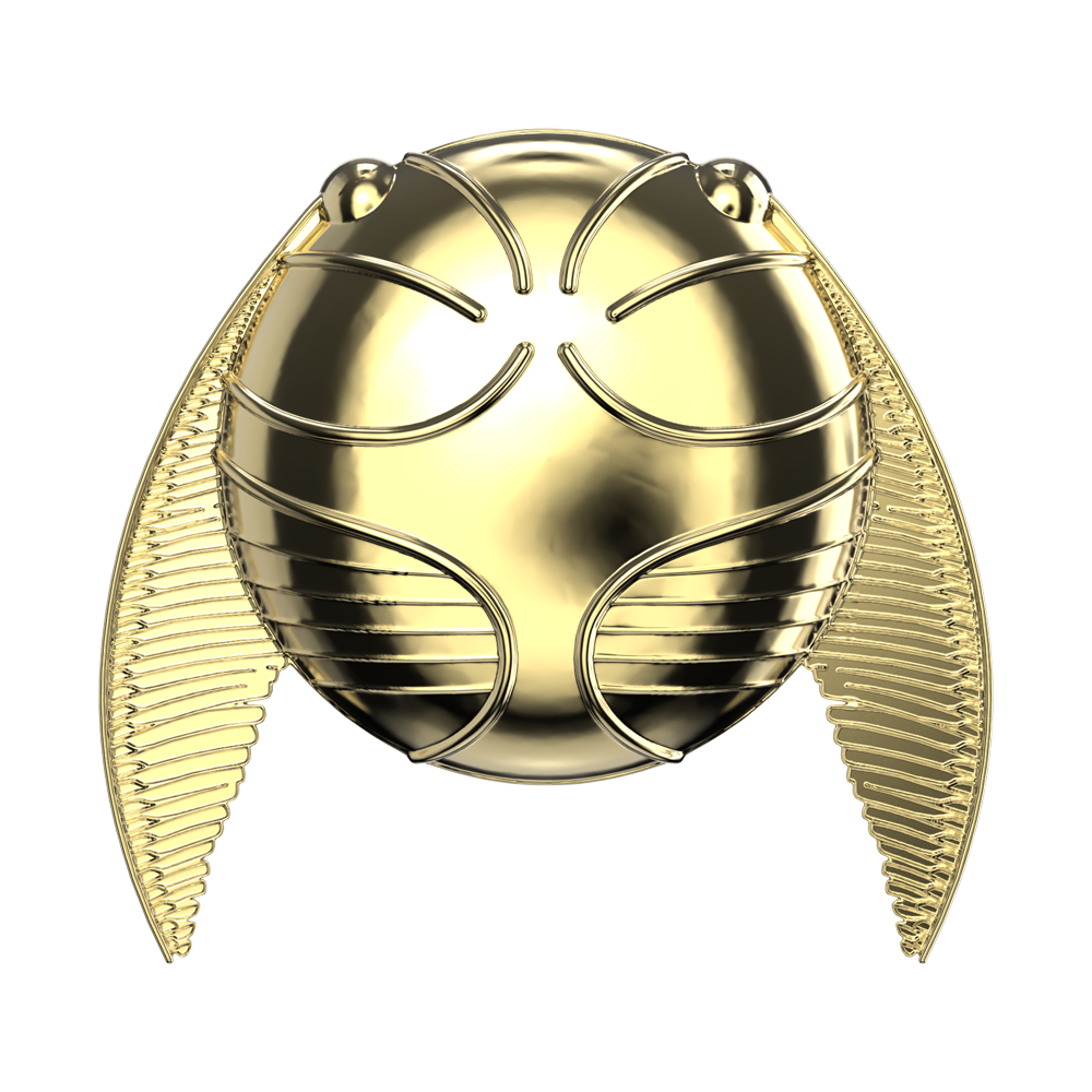 Puffy Enamel Golden Snitch — Adhesive PopGrip - US 91180