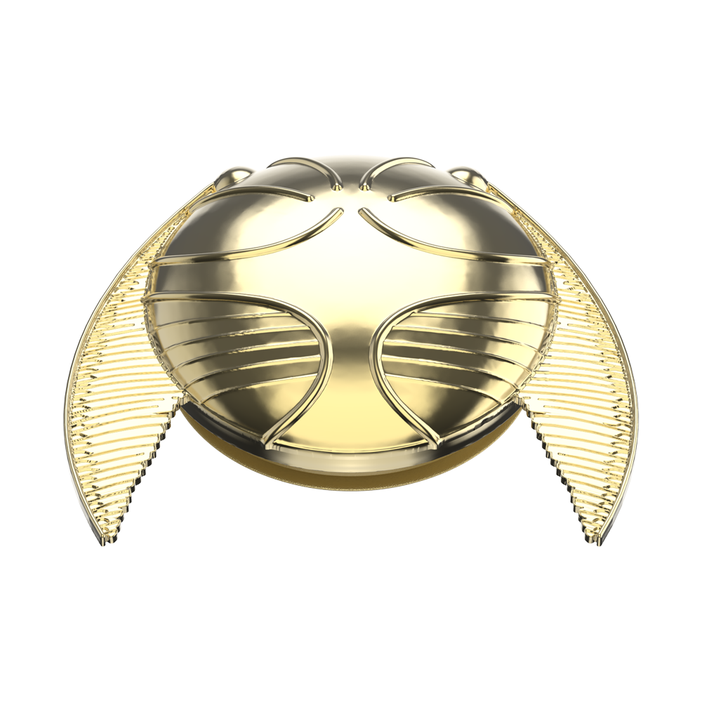 Puffy Enamel Golden Snitch — Adhesive PopGrip - US 97354