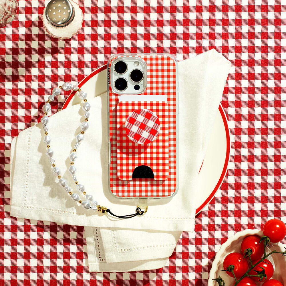 Red Gingham — iPhone 15 Pro MagSafe Case - US 33908