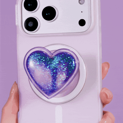 Tidepool Squishy Heart Lavender — MagSafe PopGrip - US 89236