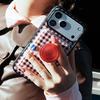 Black Cherry Gingham — iPhone 17 Pro Max MagSafe Case - US 99433