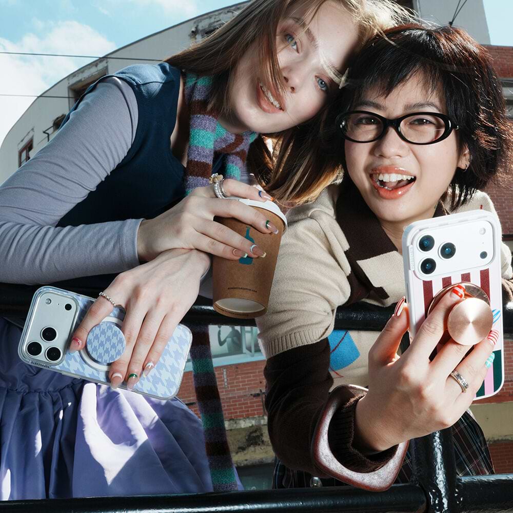 Pop of Pink Stripe — iPhone 15 Pro MagSafe Case - US 52477