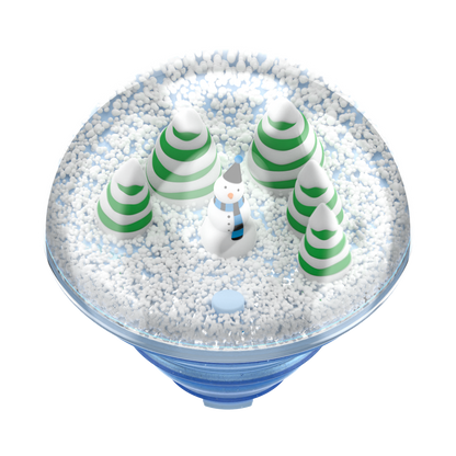 Tidepool Globe Snowland — Adhesive PopGrip - US 13537
