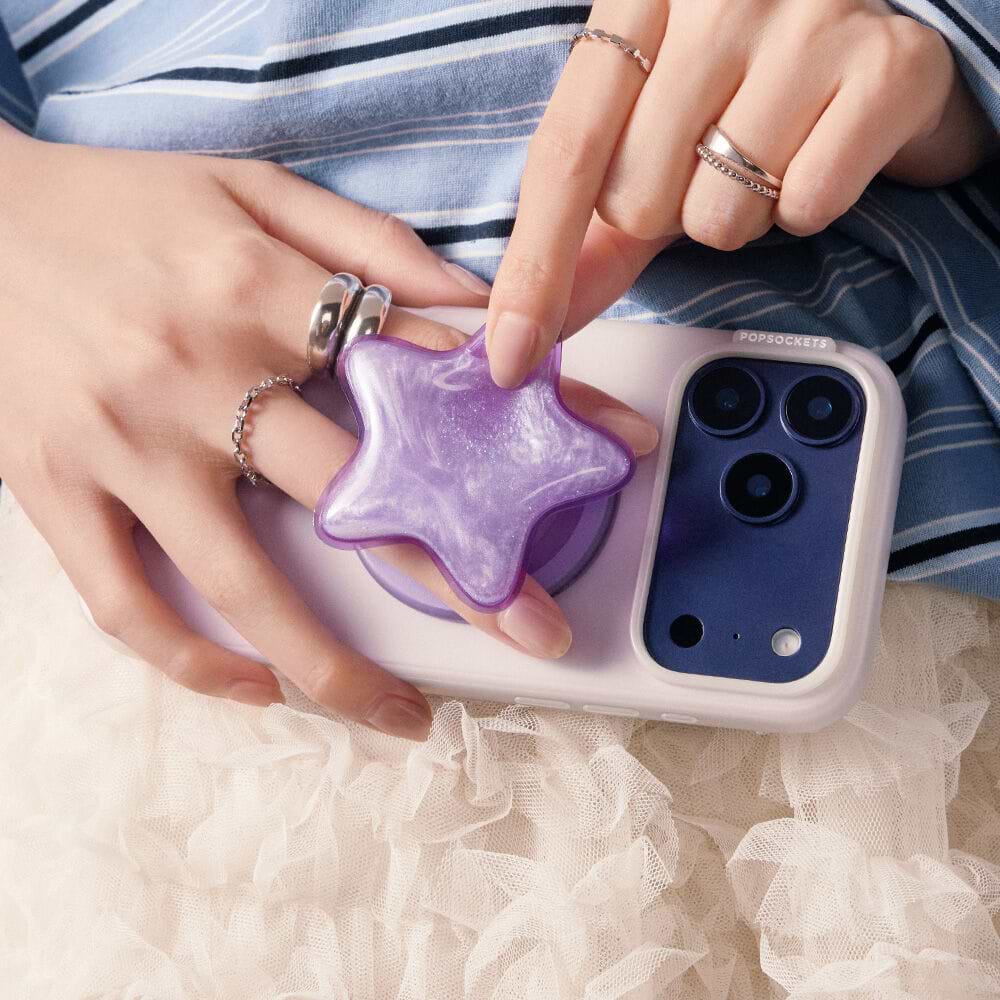 Tidepool Squishy Star Lavender Fog — MagSafe PopGrip - US 85439